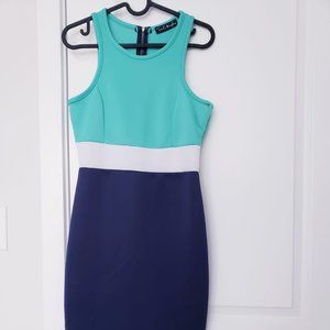 TRI COLOR DRESS